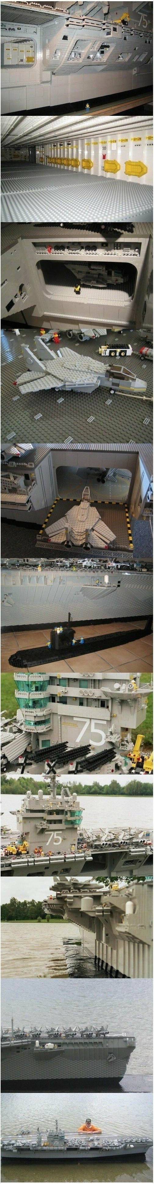 레고로 만든 항공모함 | 인스티즈