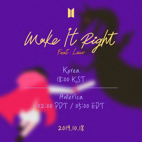 방탄소년단 - Make It Right (feat.Lauv) | 인스티즈