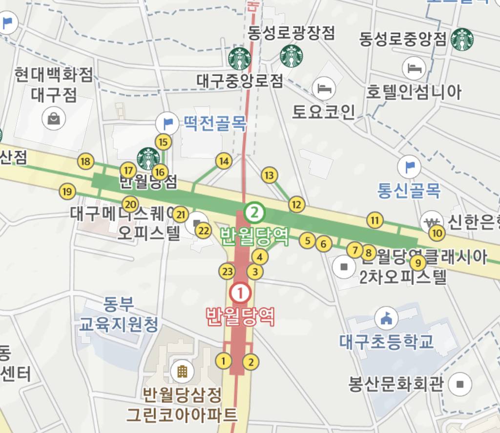 대한민국에서 지하철 출구가 가장 많은 역 | 인스티즈