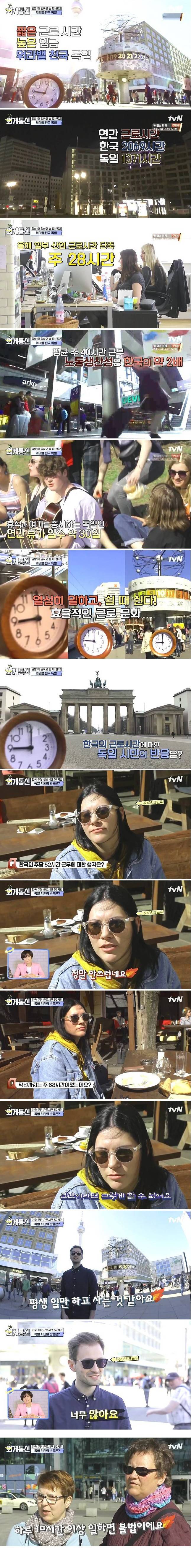 한국 근로시간에 대한 독일인들의 생각 | 인스티즈