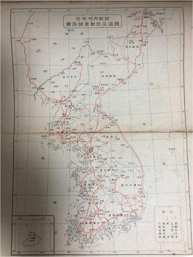 1932년의 우리나라 철도 지도.jpg | 인스티즈