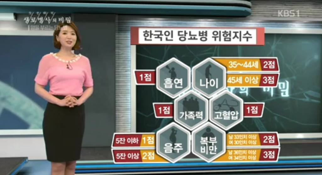 한국인 당뇨병 위험지수 측정표 | 인스티즈