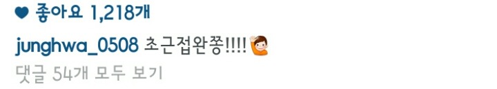 EXID 정화 쫑스타그램 업뎃 | 인스티즈