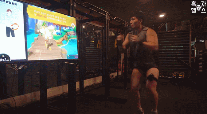 링피트를 체험해 본 헬스유튜버의 의문.gif | 인스티즈