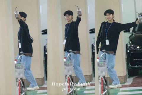 커피 들고 퇴근 하는 에이핑크 정은지.jpg | 인스티즈