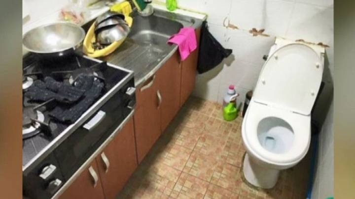 싱크대 옆에 변기있는 황당한 원룸..JPG | 인스티즈