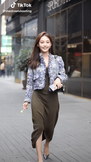 중국 길거리 패션.gif | 인스티즈