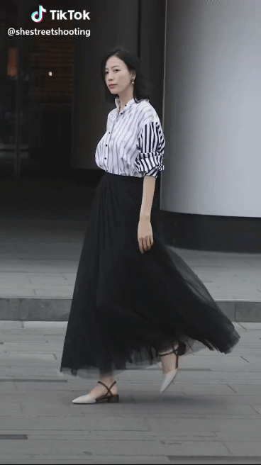 중국 길거리 패션.gif | 인스티즈