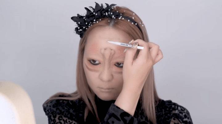 개신박한 회사원A 할로윈 메이크업ㅋㅋㅋㅋㅋ | 인스티즈