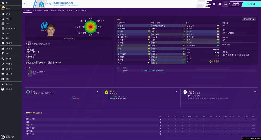 FM2020 한국 주요 선수들(Feat. 일본선수들) | 인스티즈