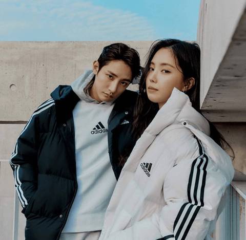 에이핑크 손나은 w 아디다스 패딩.jpg | 인스티즈