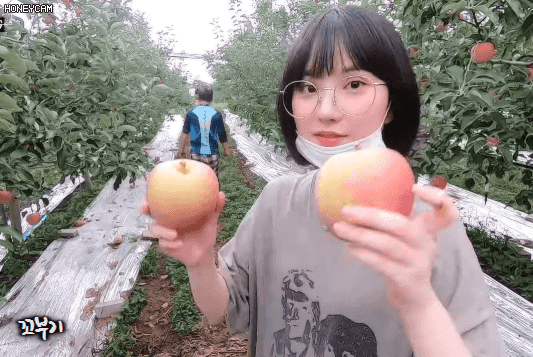 추석날 시골집에 놀러간 여자친구 은하.gif | 인스티즈