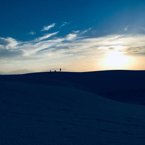 뉴멕시코에 위치한 하얀모래 사막 | 인스티즈