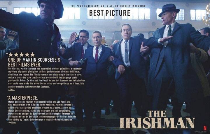 마틴 스콜세지 [아이리시맨] 오스카 캠페인 포스터 3종 | 인스티즈