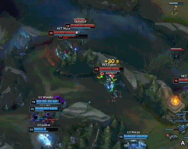 [데이터주의] G2 vs SKT 4경기 Mikyx 그라가스 하이라이트.gif | 인스티즈