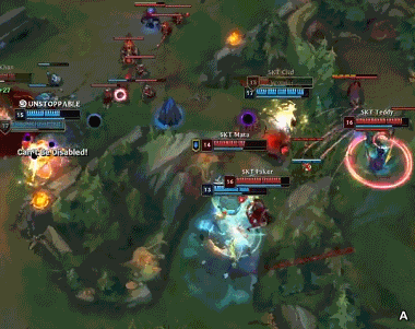 [데이터주의] G2 vs SKT 4경기 Mikyx 그라가스 하이라이트.gif | 인스티즈