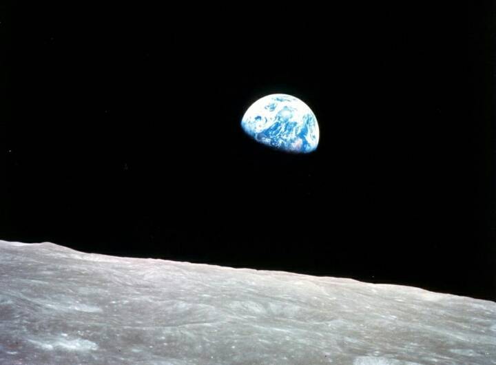 달에서 찍은 실제 지구 사진.jpg | 인스티즈