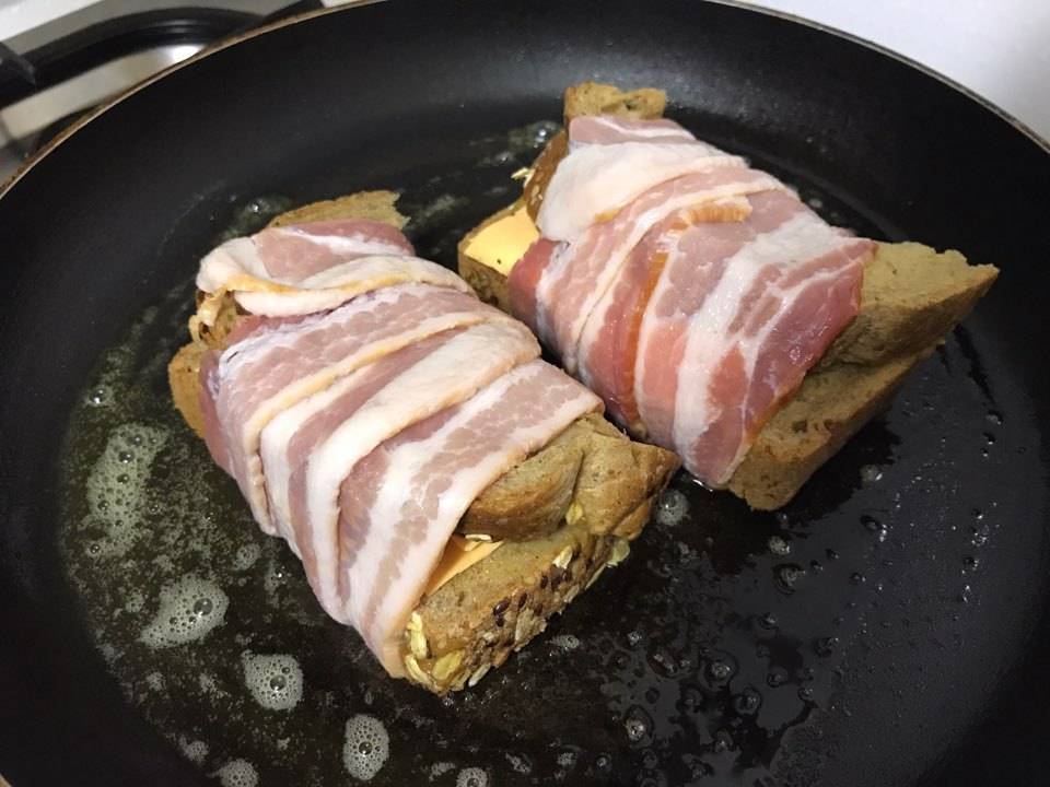 간단하게 베이컨말이 토스트 | 인스티즈