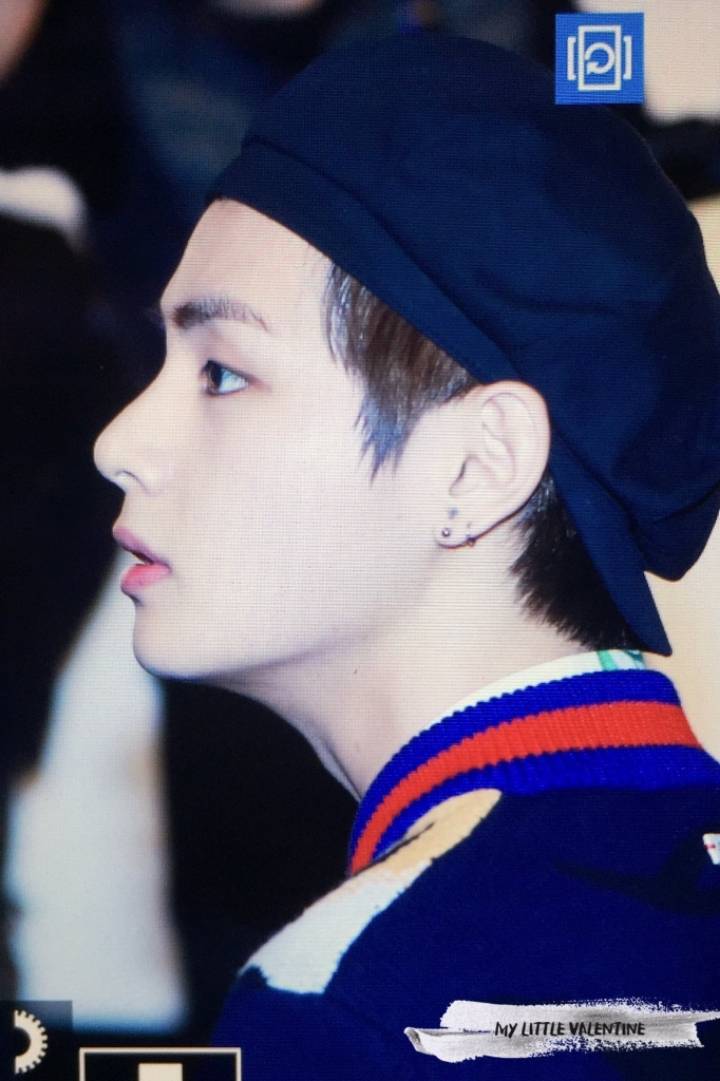 눈썹 보이면 좀 많이 잘 생긴 BTS 뷔.jpgif | 인스티즈