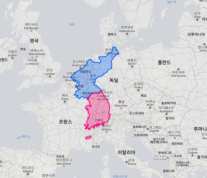 대한민국 일본 vs 유럽 대륙 땅크기 면적 비교 | 인스티즈