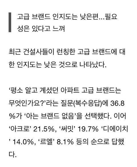 아파트를 선택하는 데 있어 브랜드가 중요할까?.jpg | 인스티즈