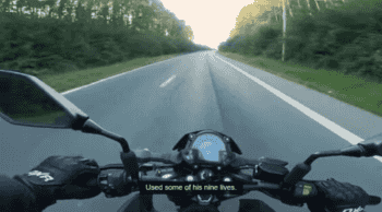 달리던 오토바이가 급정거한 이유.gif | 인스티즈