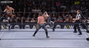 [AEW] 케니 오메가 &amp; 행맨 페이지 vs 루차 브라더스 gif | 인스티즈