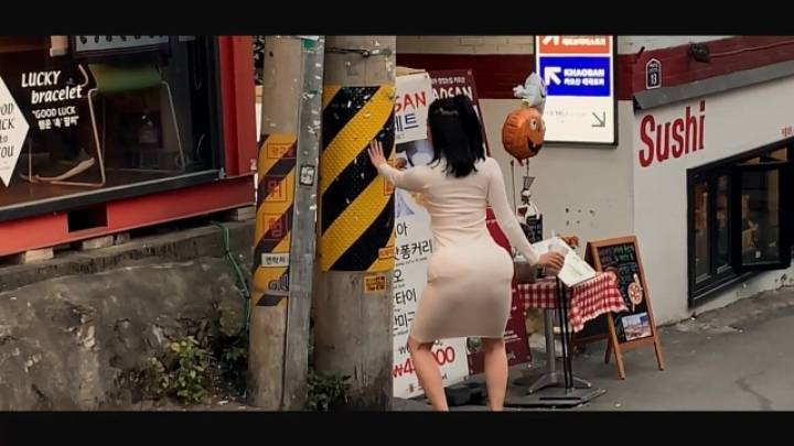 킴 카사디안으로 변신한 사유리 누나의 이태원 정복기.... | 인스티즈