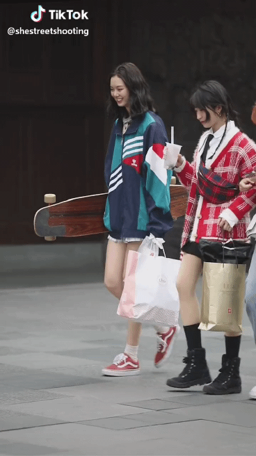 중국 길거리 패션.GIF | 인스티즈