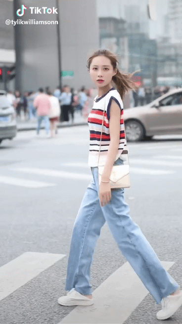 중국 길거리 패션.GIF | 인스티즈