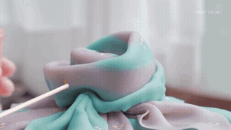 보자기 떡케이크 만드는 과정 | 인스티즈