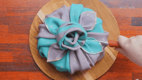 보자기 떡케이크 만드는 과정 | 인스티즈