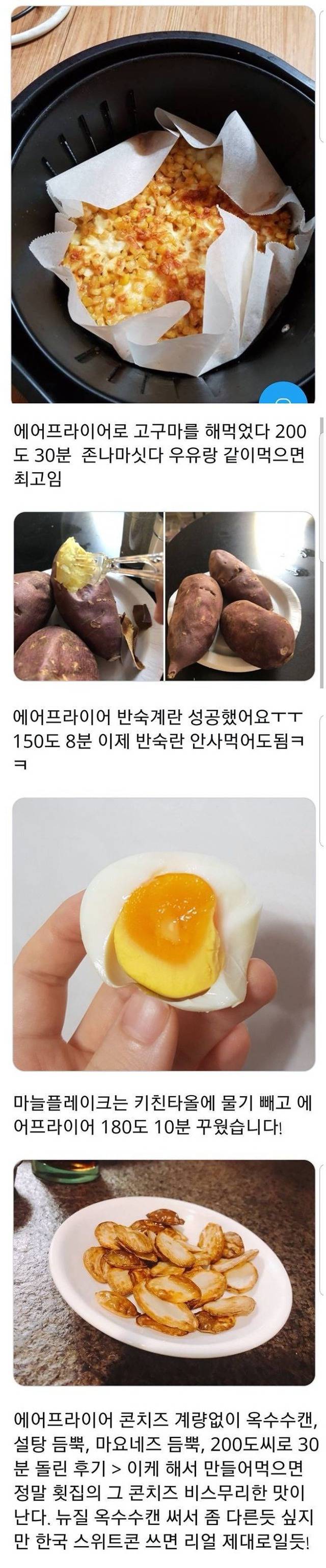 에어프라이어 하나로 할수있는 간단레시피 | 인스티즈