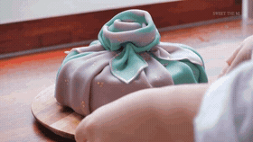 보자기 떡케이크 만드는 과정 | 인스티즈