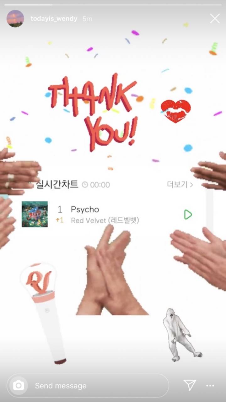 PSYCHO 음원차트 1위 축하로 보이는 레드벨벳 성격 | 인스티즈