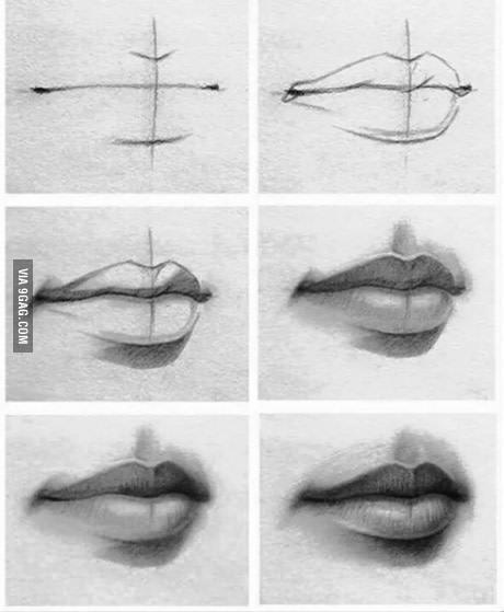 입술 쉽게그리는 방법.jpg | 인스티즈