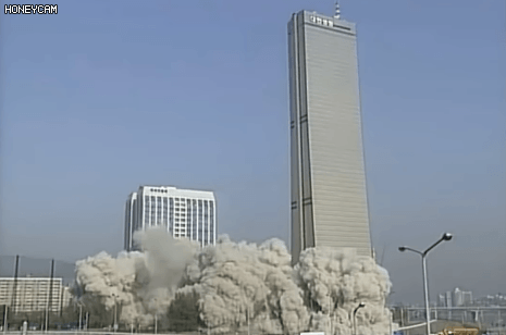 대한민국 상남자시절 건물철거.gif | 인스티즈