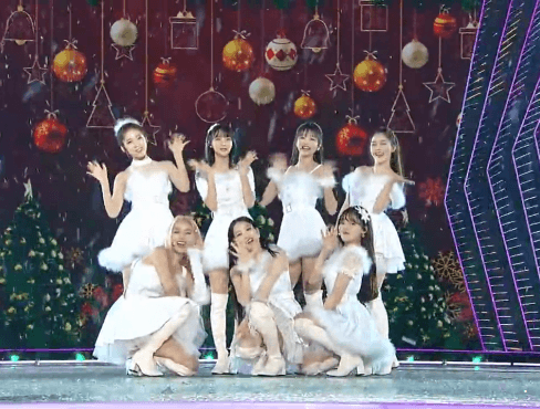 오마이걸 가요대전 단체안무.gif | 인스티즈