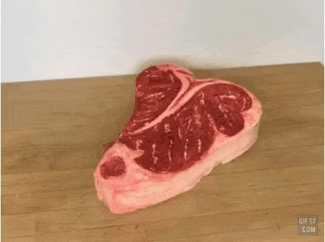 생고기 케이크.gif | 인스티즈