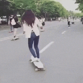 보드 타는 여자 | 인스티즈