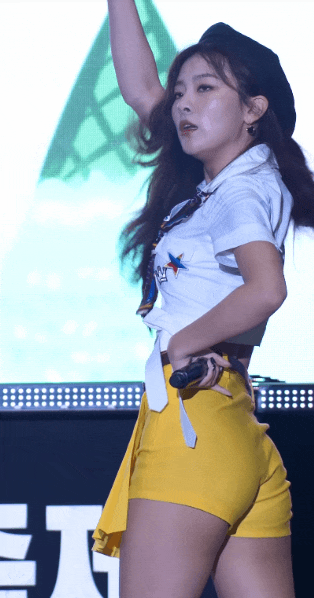 레드벨벳 슬기 노란 핫팬츠.gif | 인스티즈