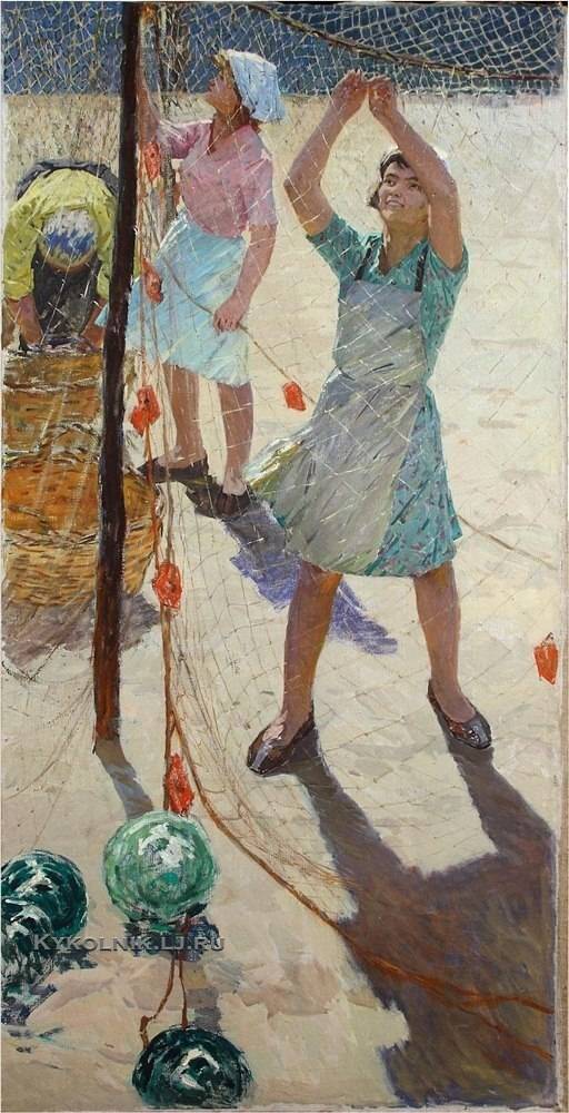 소련 화가들이 그린 어부 | 인스티즈