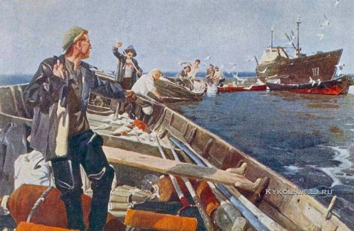 소련 화가들이 그린 어부 | 인스티즈