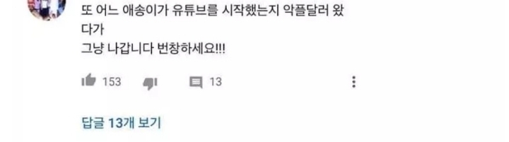 악플없는 댓글 청정 유튜버.jpg | 인스티즈