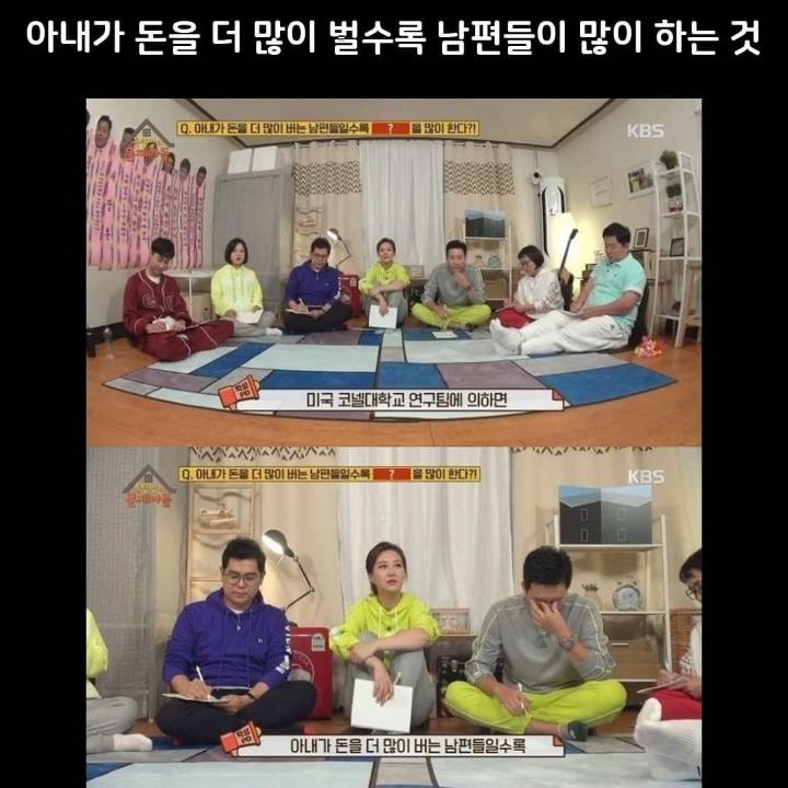 아내가 돈을 더 많이 벌수록 남편들이 많이 하는 것 | 인스티즈