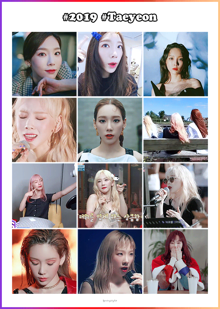 오롯이 팬들과 음악만 바라보고 달려온 2019년 태연 활동 총정리 | 인스티즈