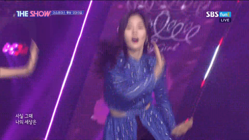 오마이걸 미미 실수 대처 능력.gif | 인스티즈