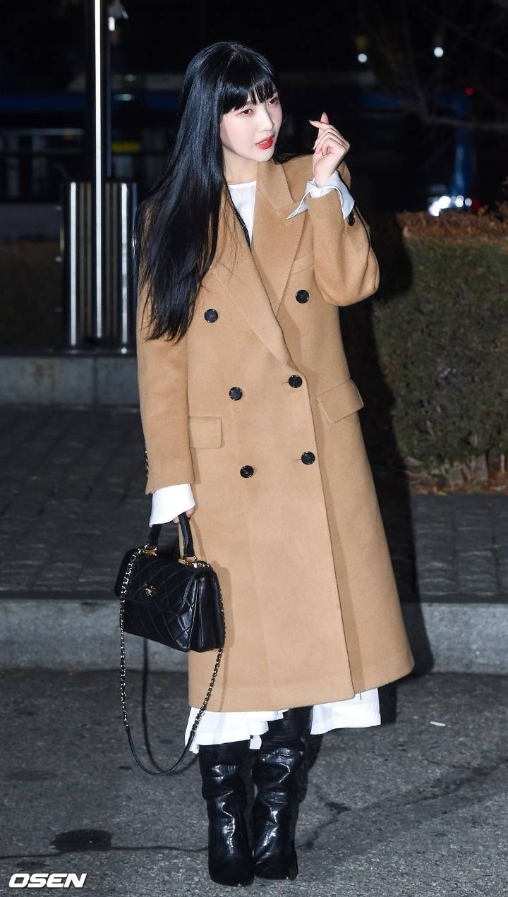 레드벨벳 조이 오늘자 해피투게더 녹화 출퇴근길 | 인스티즈