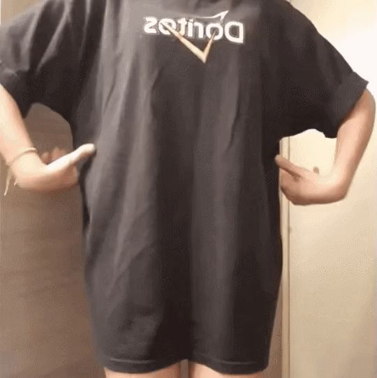 그녀가 오버핏 입는 이유.gif | 인스티즈