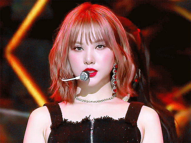 여자친구 떽띠 은하.gif | 인스티즈